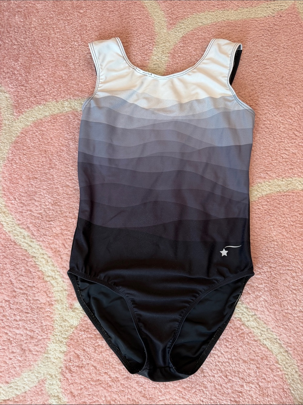 Gradient Black & Gray Women's Gymnastics leotard size XS